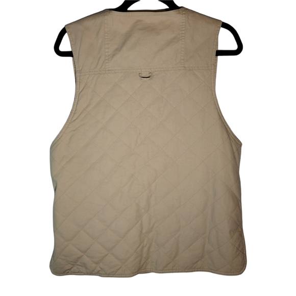 Trail Designs tan cotton hiking fishing hunting cargo vest Size Large - Picture 3 of 7